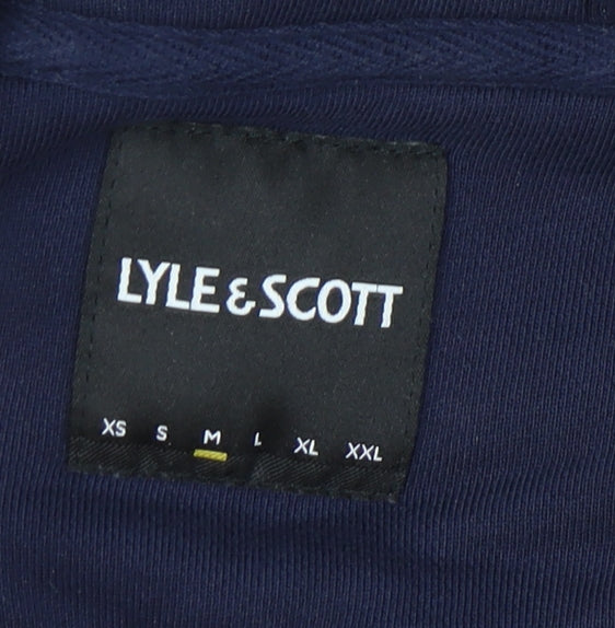 Lyle & Scott Men's Blue Full Zip Hoodie Size L