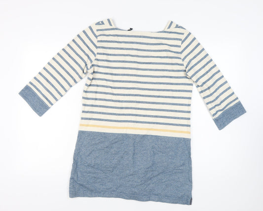 Seasalt Women's Multicoloured Size 10 Striped Shift Dress