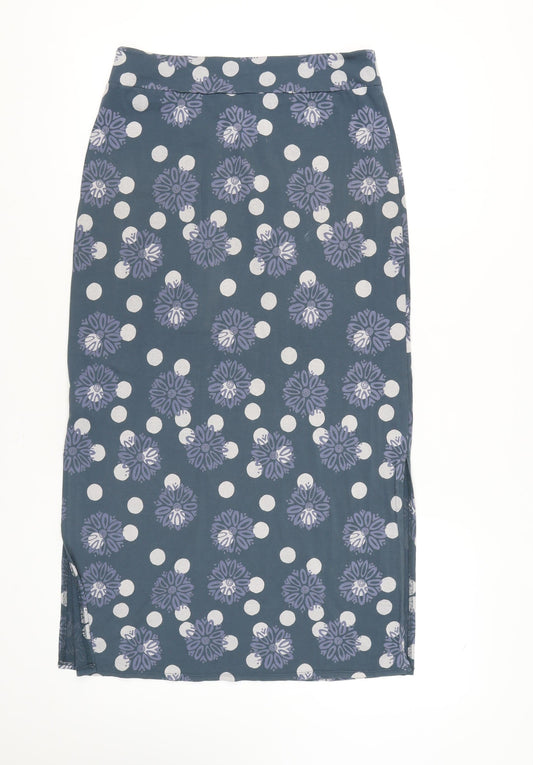White Stuff Women's Multicoloured Polka Dot Pencil Skirt