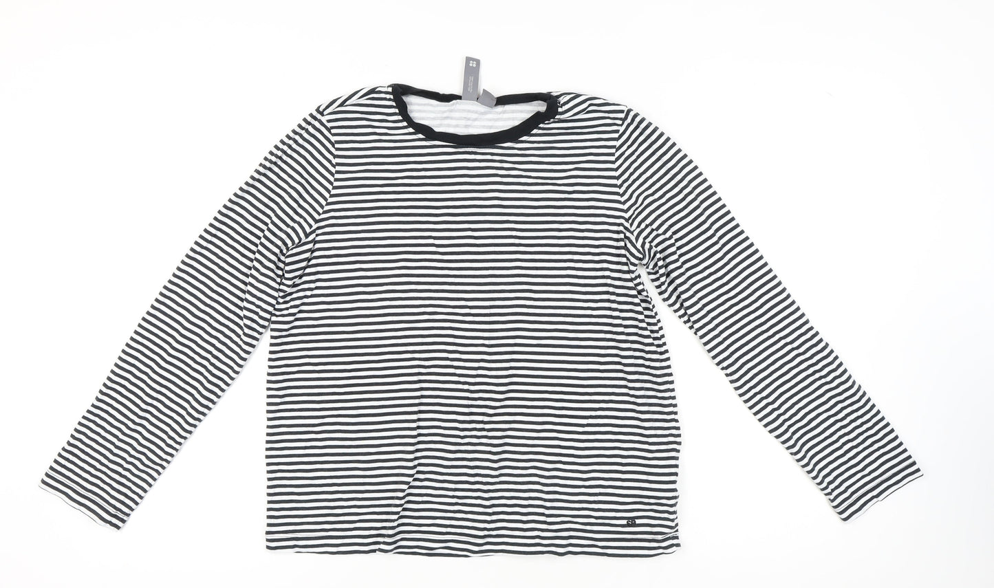 Sweaty Betty Women's L Striped Long Sleeve T-Shirt
