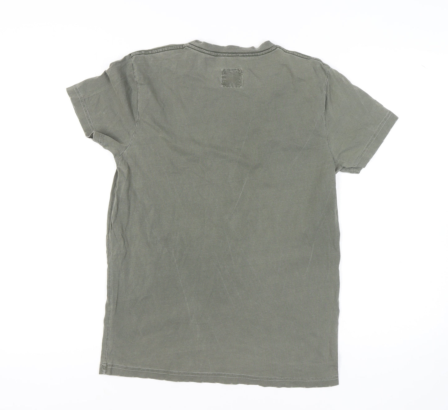 Scotch & Soda Green Safari T-Shirt L Unisex Adults