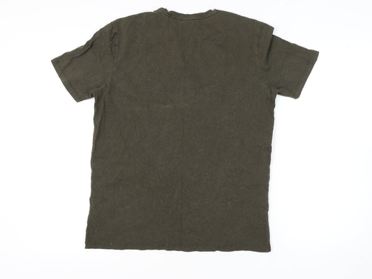 Hugo Boss Men's Green M T-Shirt