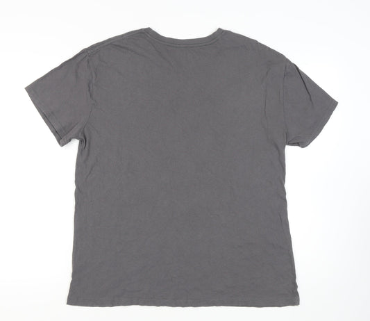 Aerosmith Unisex Grey Graphic T-Shirt 2XL Music Theme