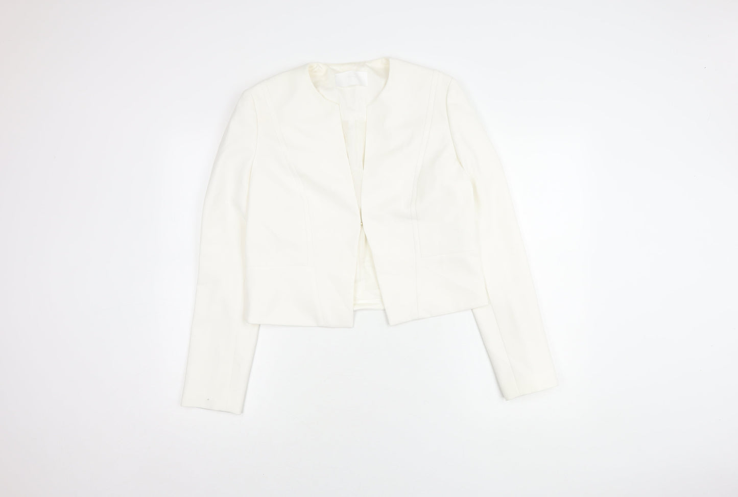 Hugo Boss Women's White Suit Jacket, UK 10, Lined