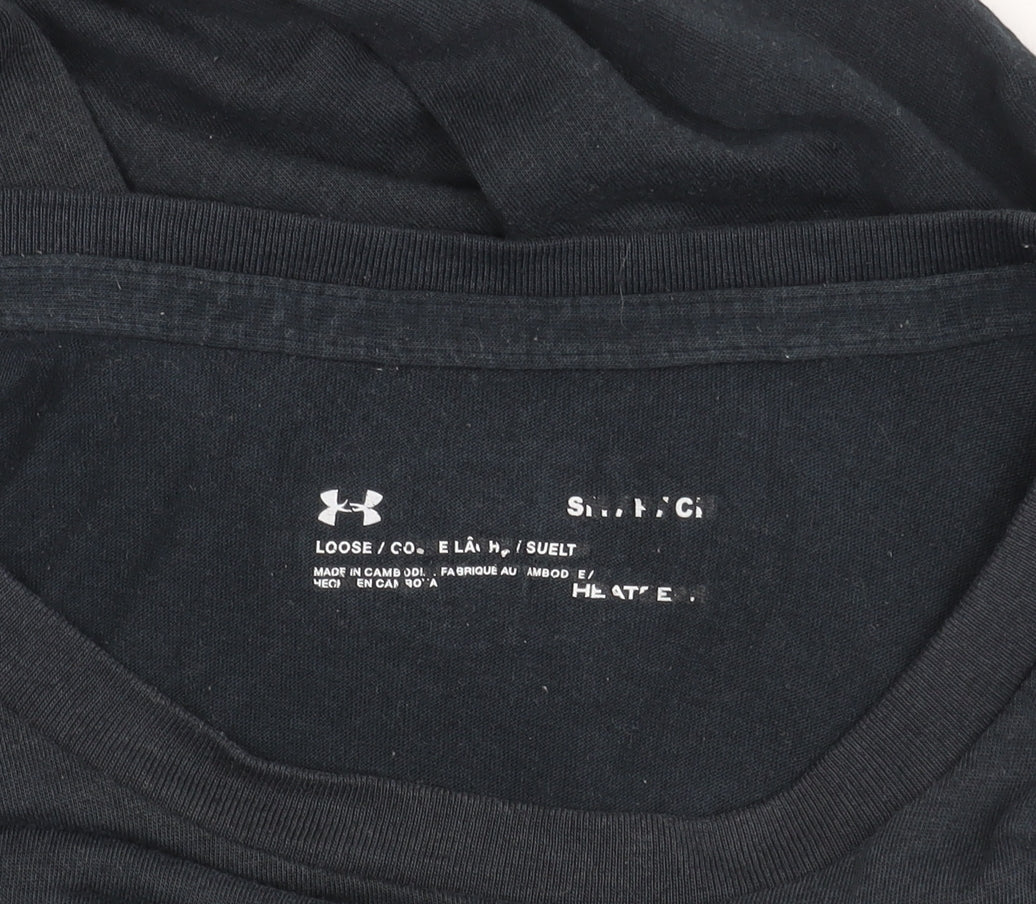Under Armour Men's Black Loose Fit T-Shirt - Size S