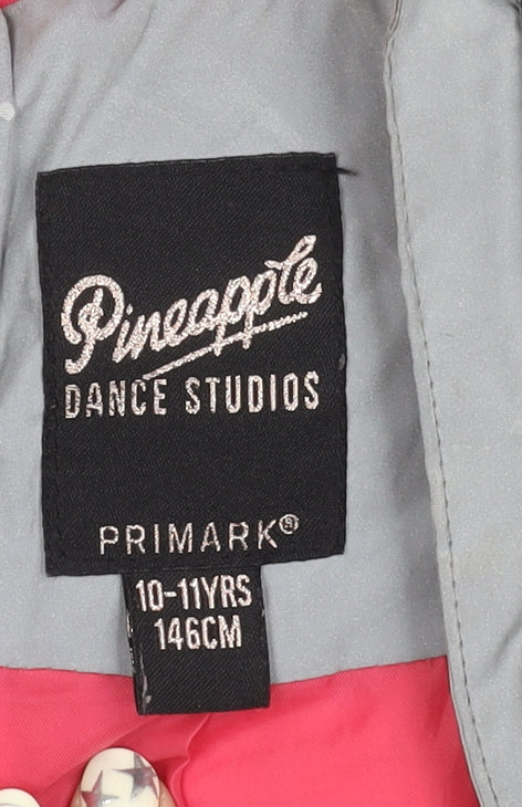 Additional view of Primark girls’ grey hooded puffer jacket 10-11y winter coat