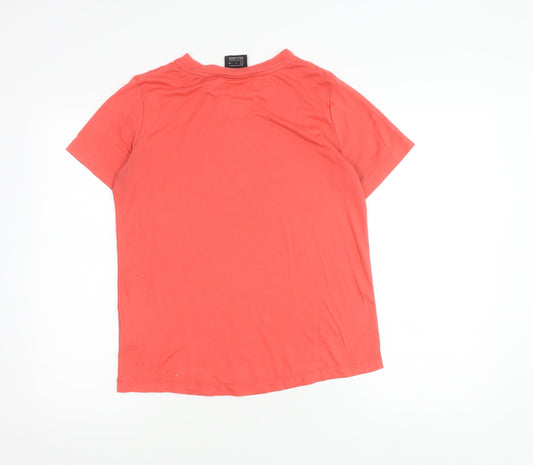 Nike Unisex Red S Basic T-Shirt Crew Neck