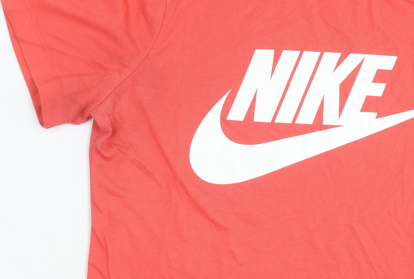 Nike Unisex Red S Basic T-Shirt Crew Neck