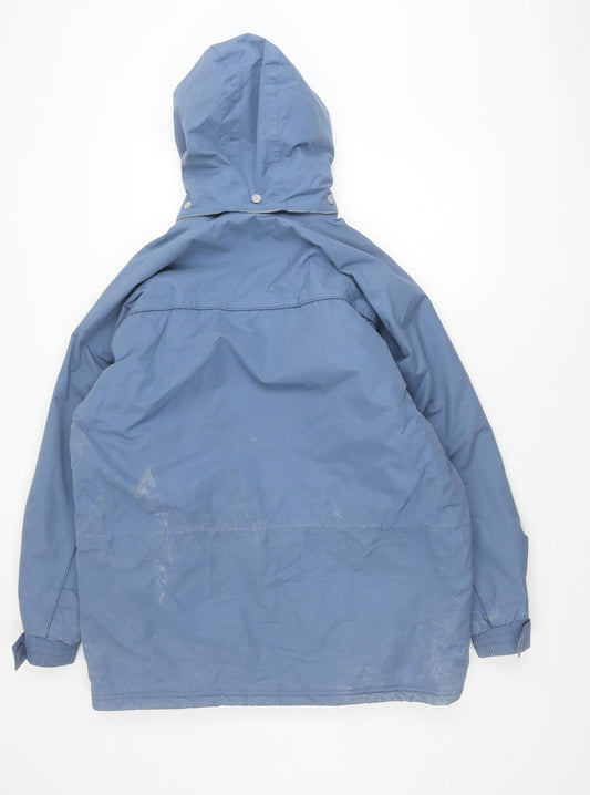 Trespass Women's Blue Parka Jacket Size 16
