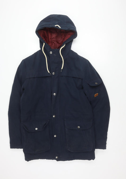 Jack & Jones Men's Blue Parka Jacket S