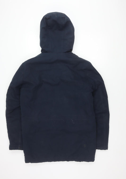 Jack & Jones Men's Blue Parka Jacket S