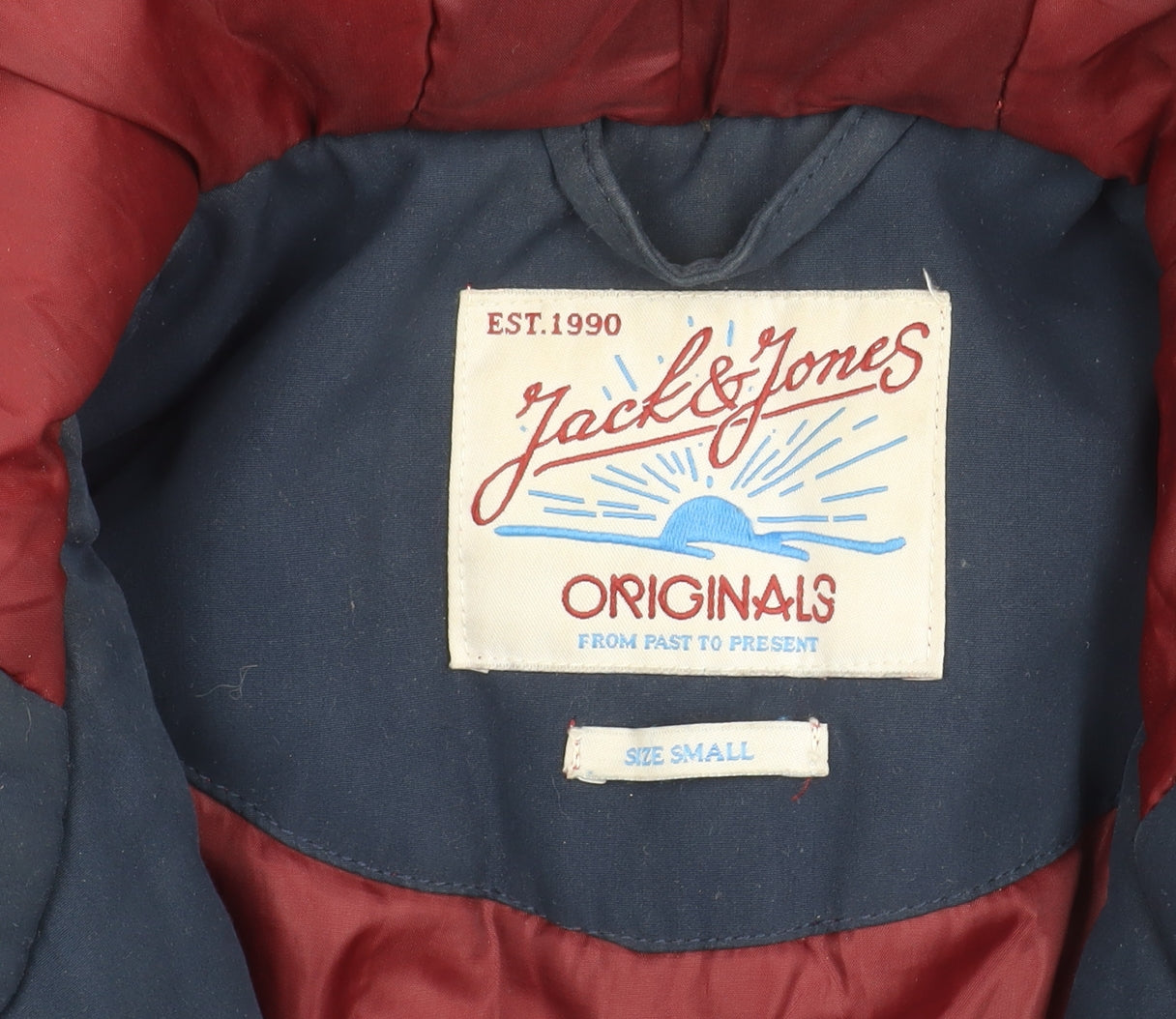 Jack & Jones Men's Blue Parka Jacket S