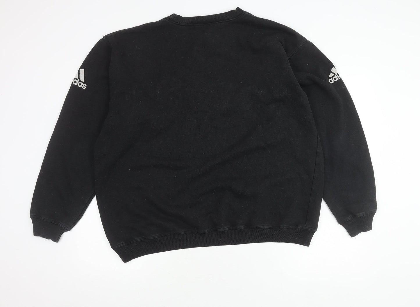 Adidas Men's Black XL Pullover Sweatshirt with Logo