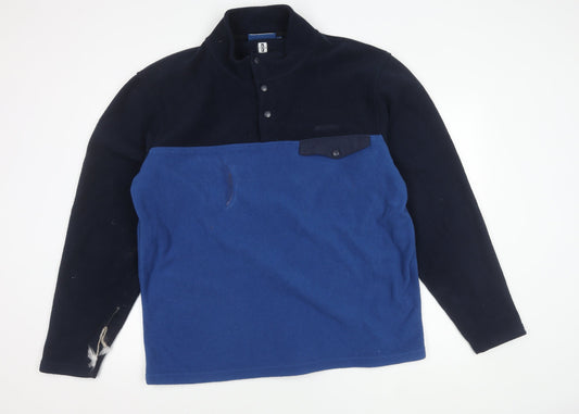 Mountain Warehouse Men's Blue Fleece Pullover XL