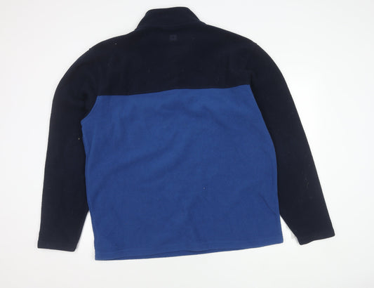 Mountain Warehouse Men's Blue Fleece Pullover XL