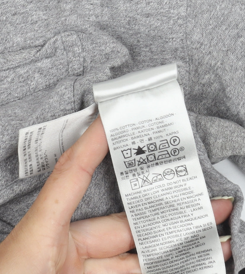 Levi's Unisex Grey Cotton T-Shirt M Casual Regular Fit