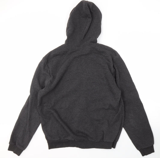 Lee Cooper Originals Men's Grey Full Zip Hoodie L