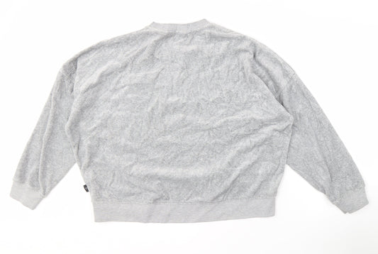 Womens UK 4 Regular Ted Baker Grey Pullover Sweatshirt