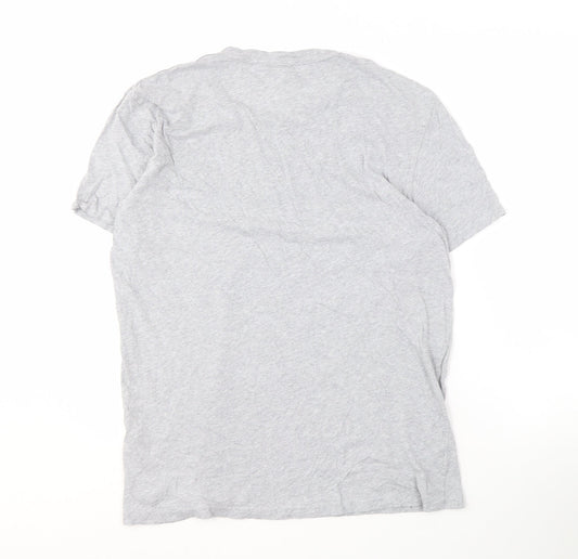 AllSaints Men's Grey Large Short Sleeve Crew Neck T-Shirt