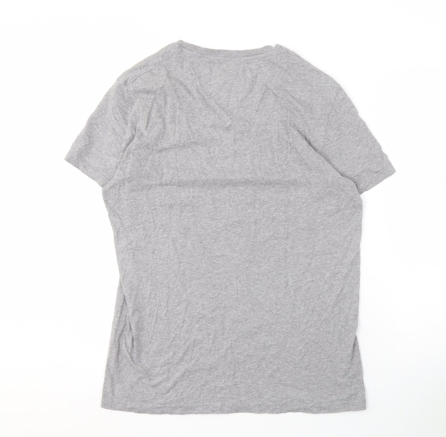 Jack Wills Men’s Grey Graphic Logo T-Shirt L