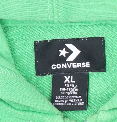 Converse Teens Green Full Zip Hoodie XL