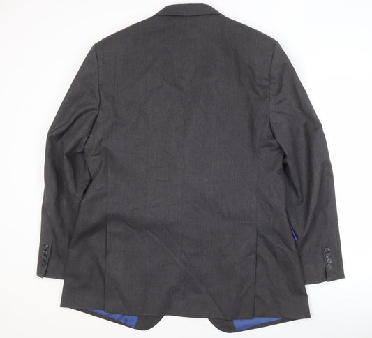 Marks and Spencer Men's Grey Blazer 44 Long