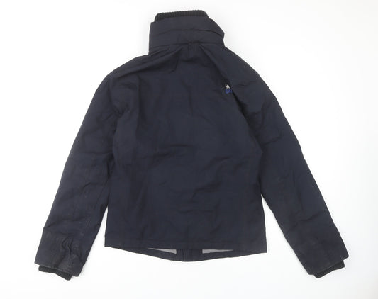 Hollister Men's Black Basic Jacket S, All Season, Mid-Length