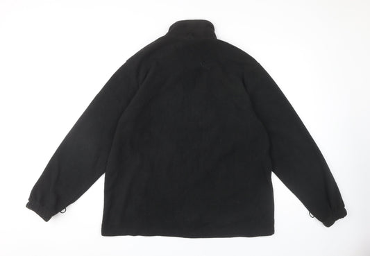 Mountain Warehouse Men's Black Fleece Jacket
