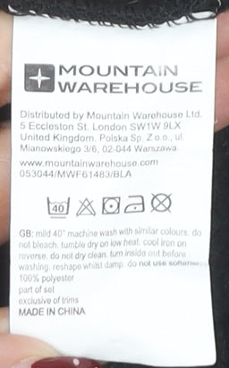 Mountain Warehouse Men's Black Fleece Jacket