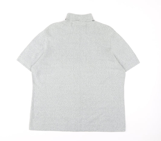 Ann Harvey Women's Grey Mock Neck Jersey Top Size 22 Plus