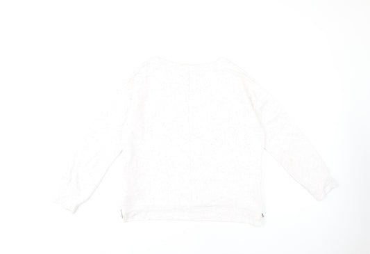 Regatta Women's White Lightweight Zip Sweatshirt Size 8