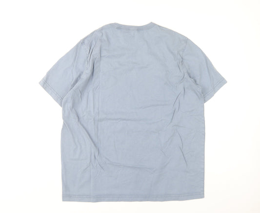 Diesel Men’s Blue Medium Cotton T-Shirt