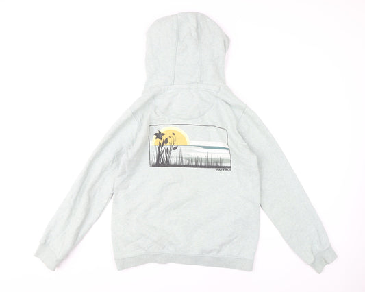 FatFace Women's Grey Pullover Hoodie, Size S