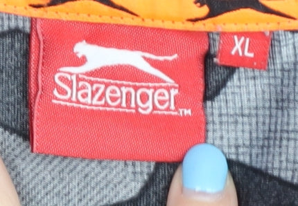 Slazenger Men's XL Black Camouflage T-Shirt