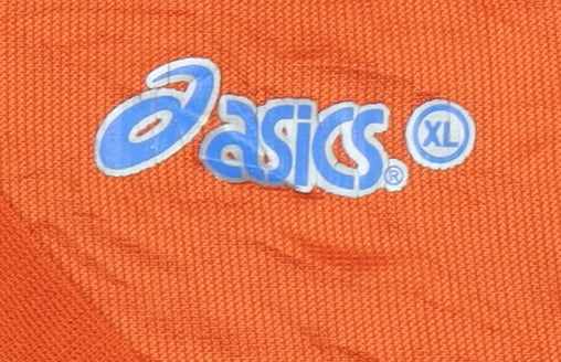 Asics Men's Orange XL Basic T-Shirt