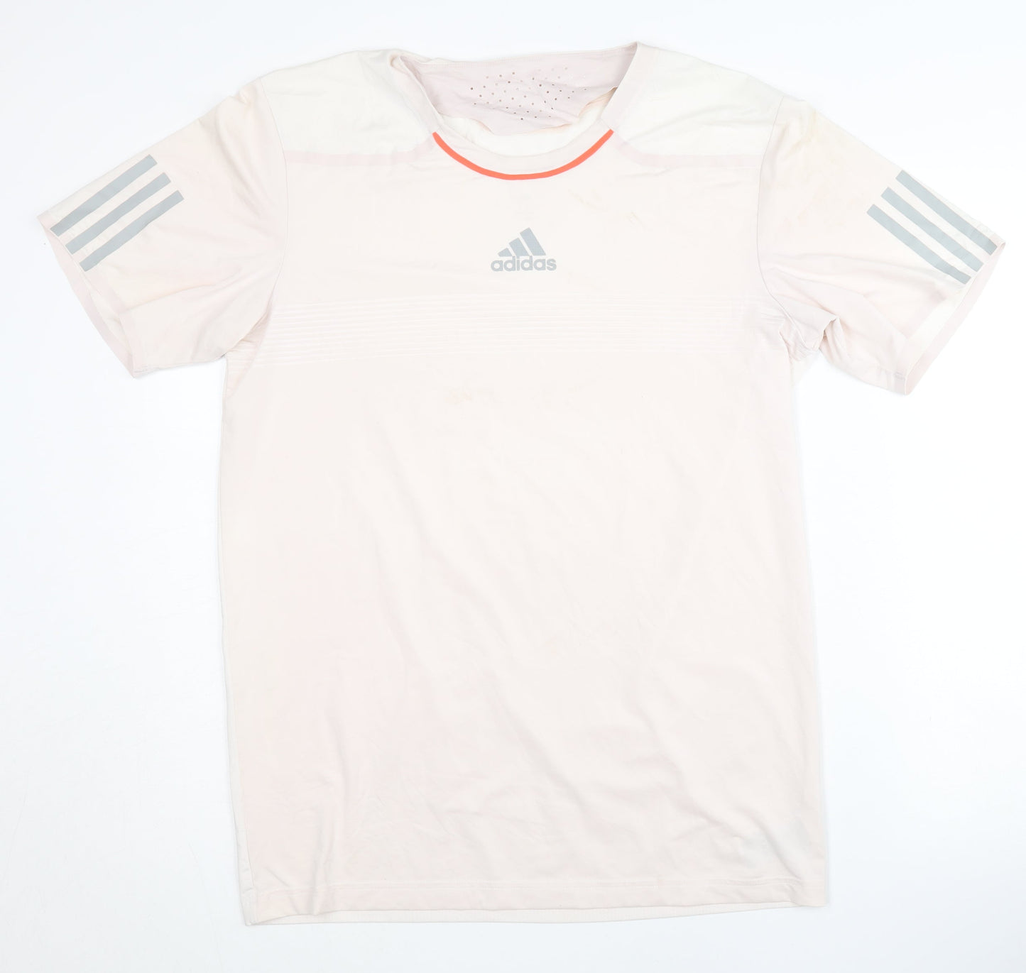 Adidas Men's Ivory Running T-Shirt Size S