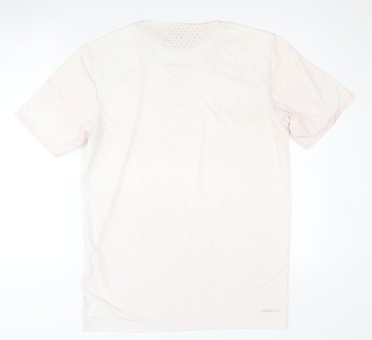 Adidas Men's Ivory Running T-Shirt Size S