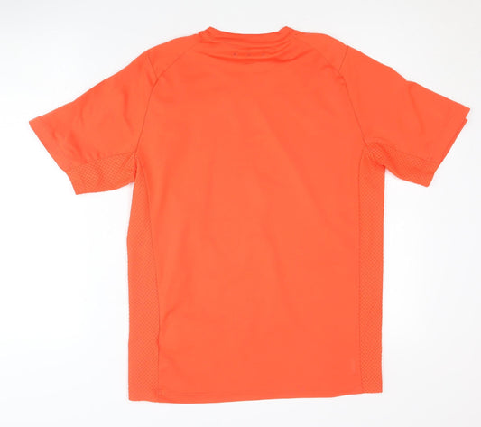 adidas Men's Orange T-Shirt, S, Gym & Training Wear