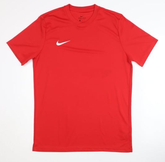 Nike Men's Red Dri-FIT T-Shirt L