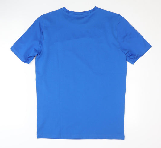 Puma Men's Blue T-Shirt L Jersey Activewear