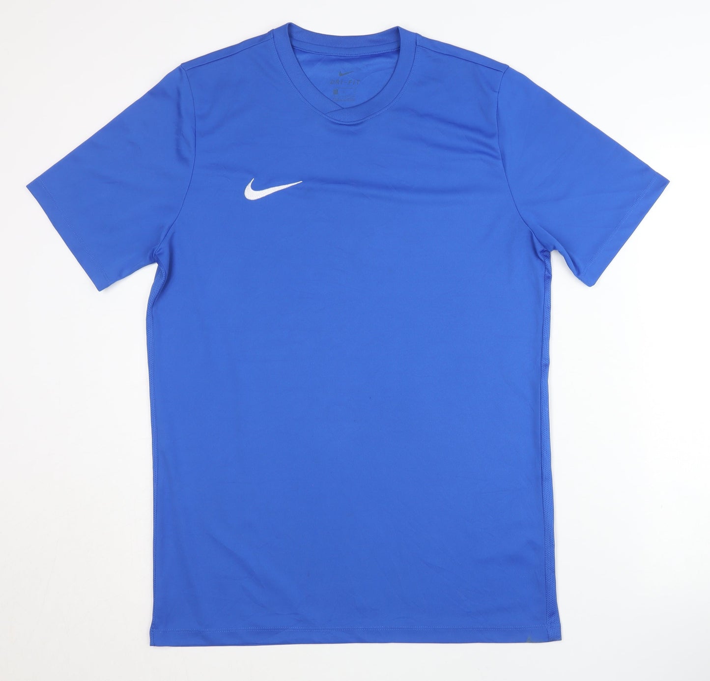 Nike Men's Blue Athletic Fit Gym T-Shirt M