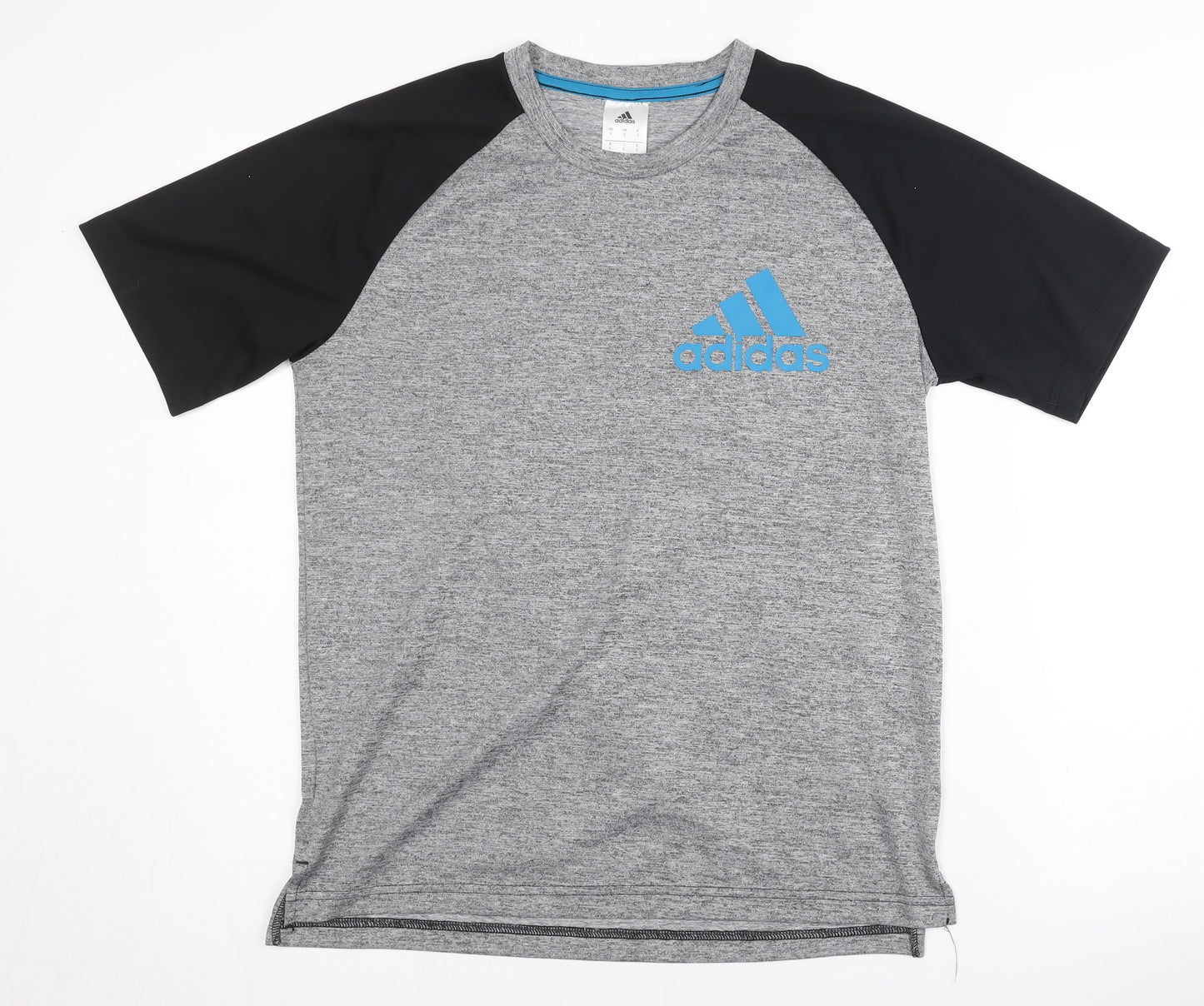 Adidas Men's Grey Sports T-Shirt S Moisture Wicking
