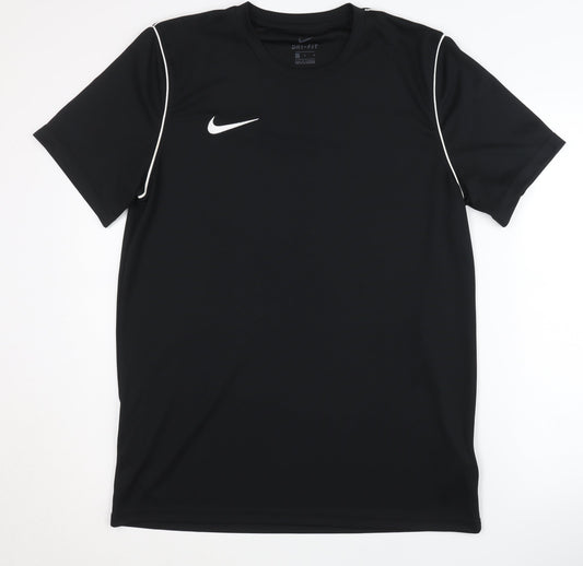 Nike Men's Black Dri-FIT T-Shirt, L, Football, New
