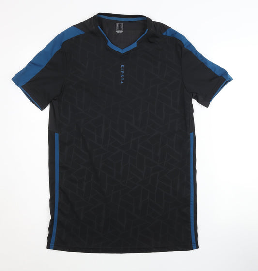 Decathlon Men's Black Athletic Jersey T-Shirt M