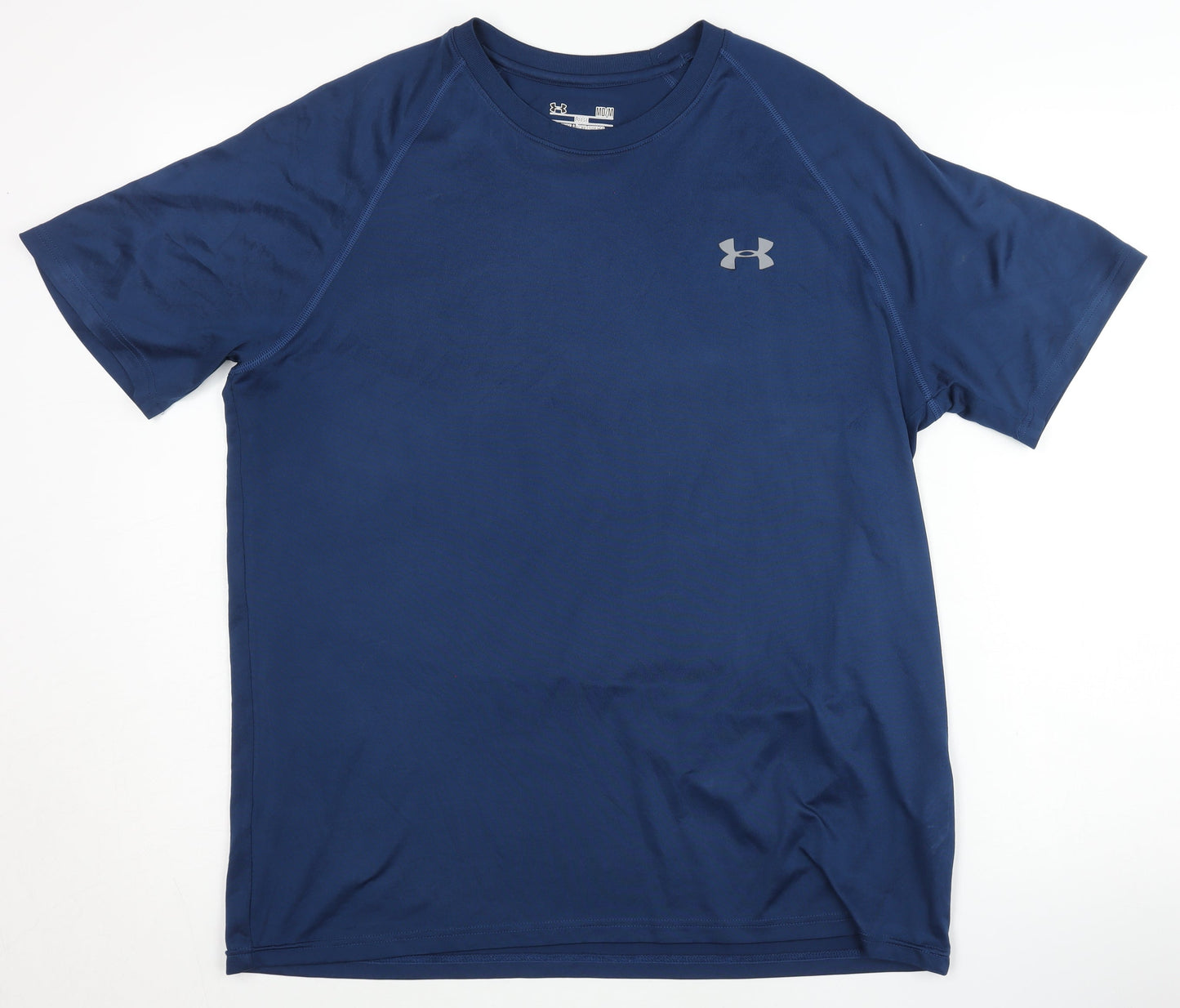 Under Armour Men's Blue T-Shirt Medium Gym Relaxed Fit
