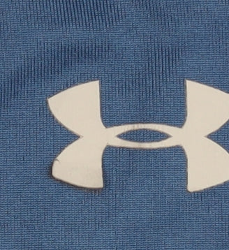 Under Armour Men's Blue T-Shirt Medium Gym Relaxed Fit