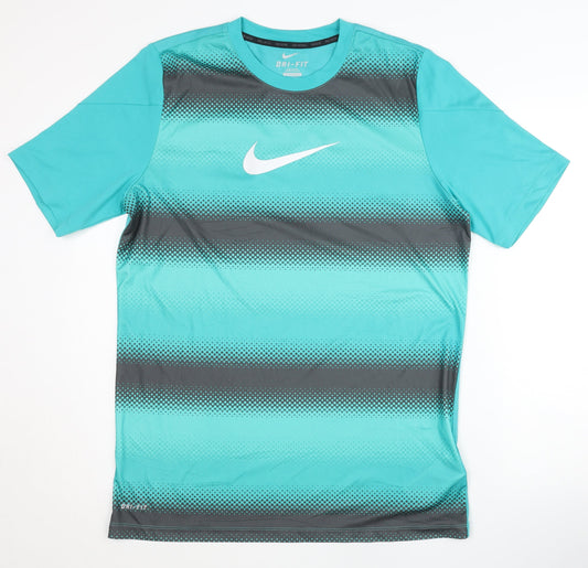 Nike Men's Blue Football T-Shirt Size L