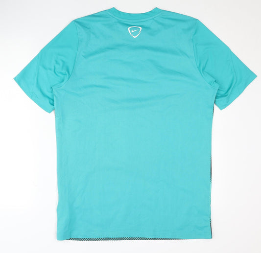 Nike Men's Blue Football T-Shirt Size L
