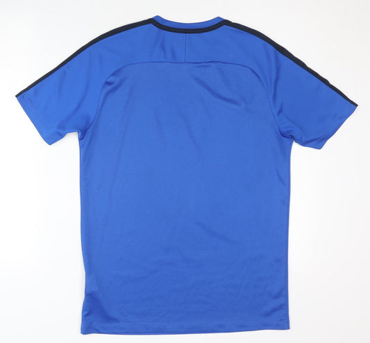 Nike Men's Blue Athletic T-Shirt, Size M