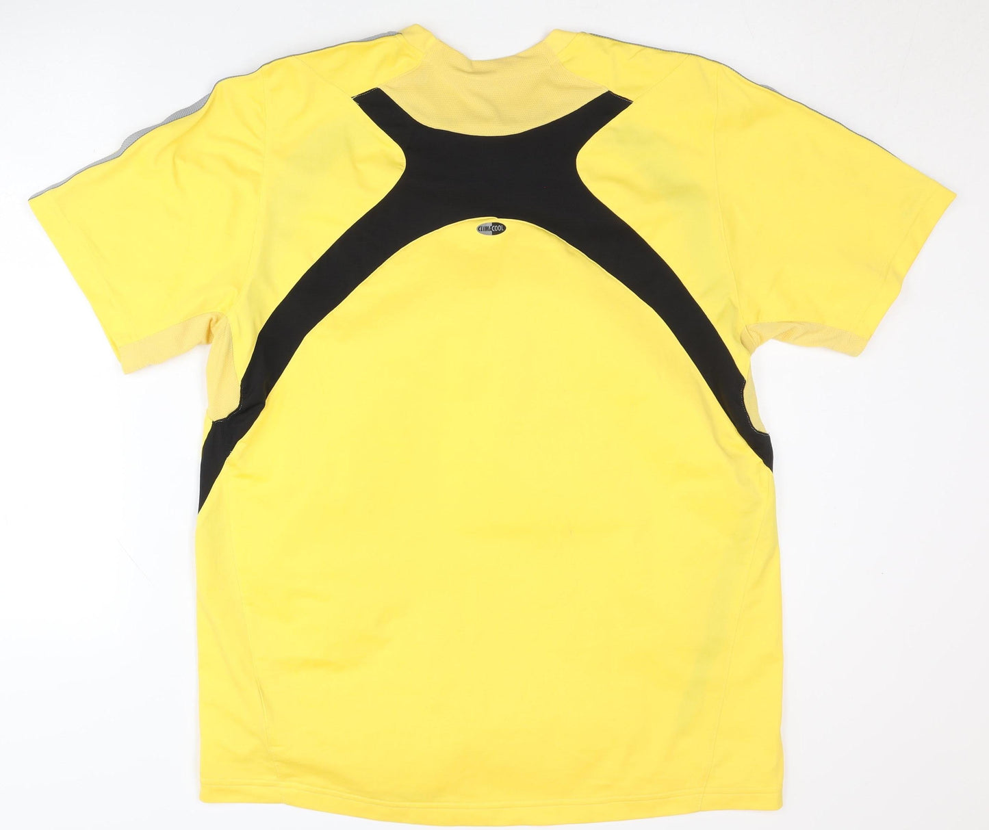 Adidas Men's Yellow T-Shirt, Large, Sports Activewear